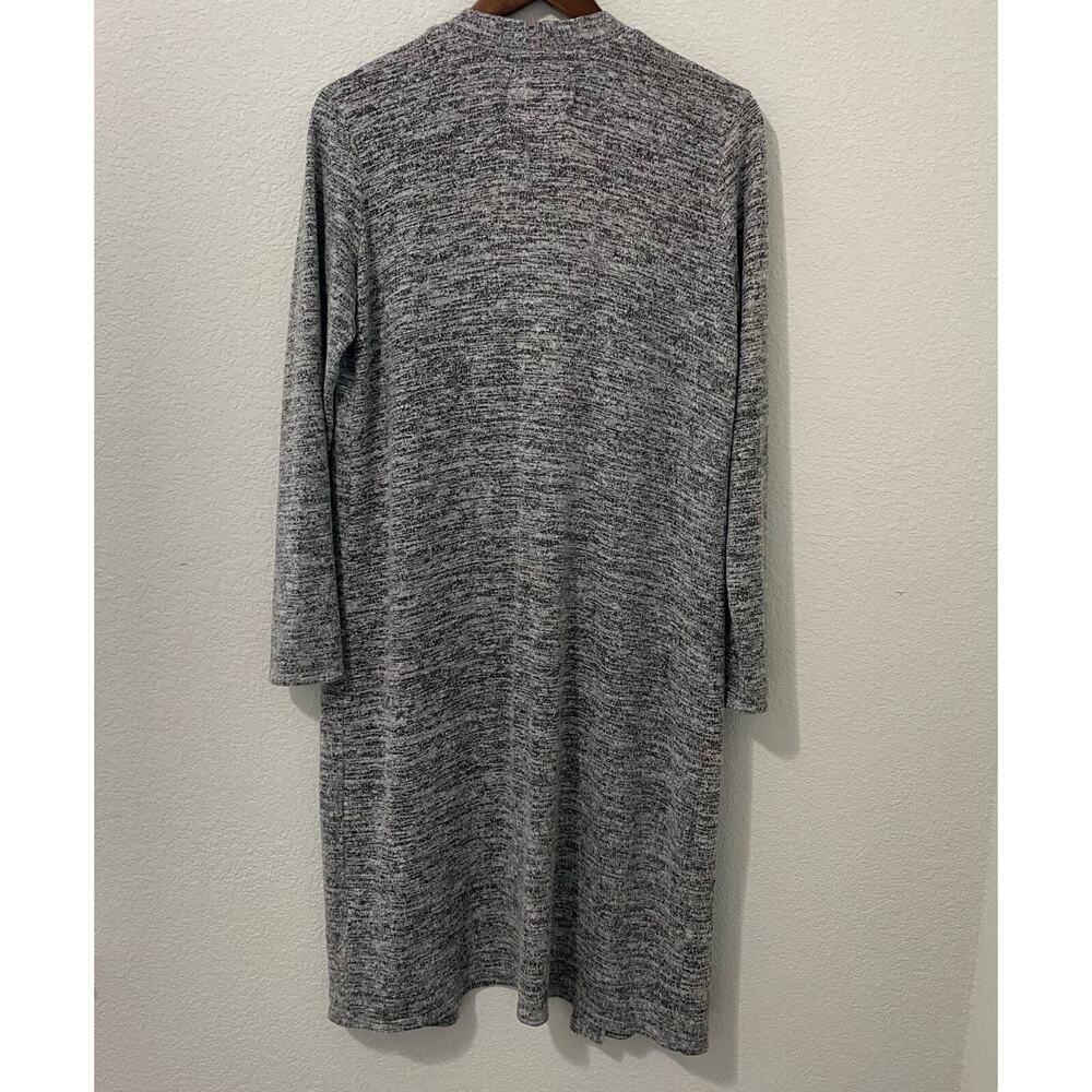 Velvet by Graham & Spencer Anthropologie Gray Duster Cardigan Womens L Long - Picture 3 of 5